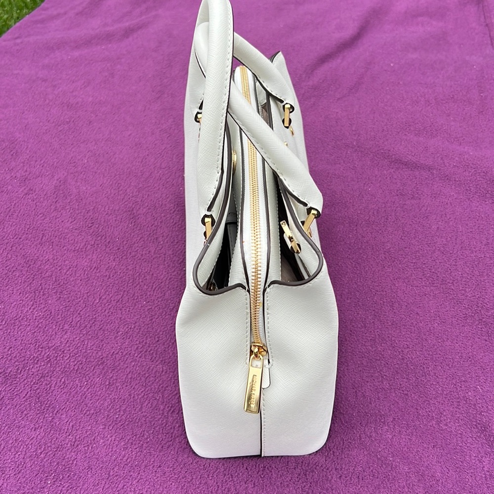 MICHAEL KORS - Saffiano Leather - White - Satchel - Picture 3 of 16